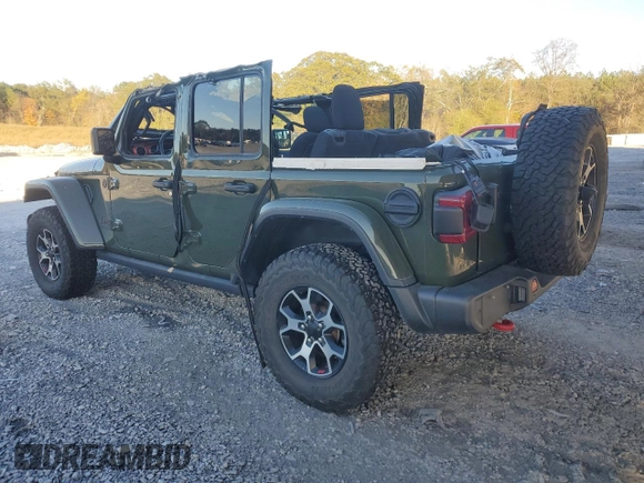 2021 Jeep Wrangler Unlimited Rubicon с VIN 1C4HJXFN6MW652765, выставлен на аукционе Copart как лот 81967164 с пробегом 52 380 миль миль и Списание • Salvage title. История ставок и продаж доступна на DreamBid. Изображение 2.