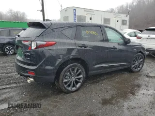 2025 Acura RDX w/A-Spec Pkg with VIN 5J8TC2H66SL000192, listed as a Copart auction lot 48537155 with 2,941 mi miles and Salvage Title. Bid and sale history available at carsss.com. Image 3.