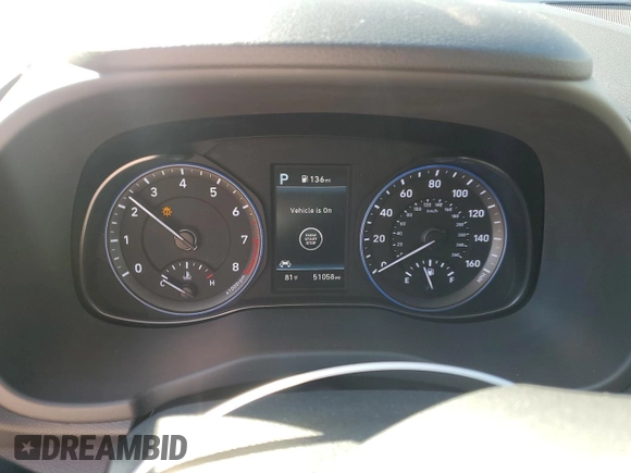 2020 Hyundai Kona Limited with VIN KM8K33A50LU400855, listed as a Copart auction lot 50623245 with 51,058 mi miles and Salvage Title. Bid and sale history available at carsss.com. Image 9.