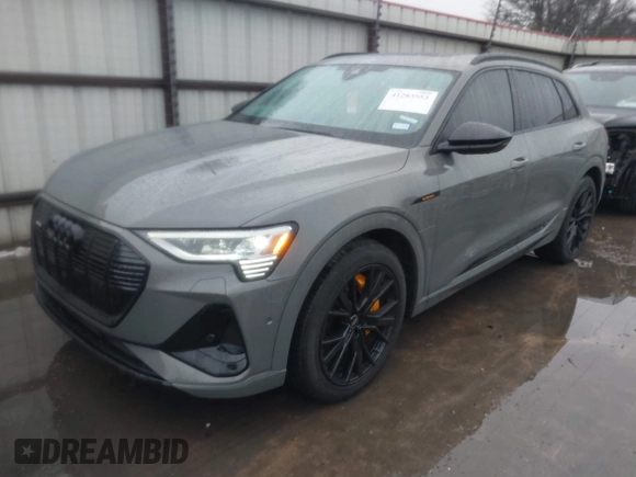 2023 Audi e-tron Chronos with VIN WA1VABGE2PB013244, listed as a IAAI auction lot 41283553 with 28,463 mi miles and . Bid and sale history available at DreamBid. Image 20.