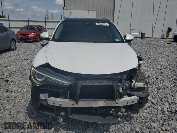 2018 Alfa Romeo Stelvio Ti z VIN ZASFAKBN8J7B79495, wystawiony jako Copart lot #55599025 z przebiegiem 143 606 mil mil oraz Szkoda całkowita • Salvage title. Historia ofert i sprzedaży dostępna na DreamBid. Obrazek 5.