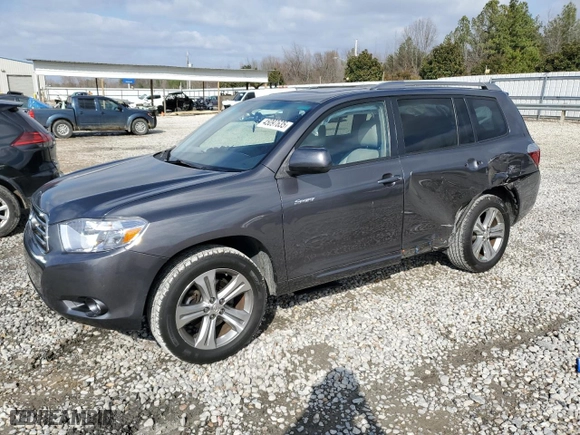 2009 Toyota Highlander Sport with VIN JTEDS43A692076844, listed as a Copart auction lot 45097635 with 174,078 mi miles and Salvage Title. Bid and sale history available at carsss.com. Image 1.