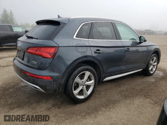 2018 Audi Q5 Premium Plus with VIN WA1BNAFY7J2190716, listed as a Copart auction lot 61136185 with 105,973 mi miles and Clean title. Bid and sale history available at DreamBid. Image 3.