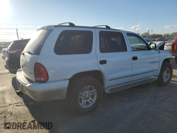 2001 Dodge Durango with VIN 1B4HS28N31F614755, listed as a Copart auction lot 88548415 with 235,906 mi miles and Salvage Title. Bid and sale history available at DreamBid. Image 3.