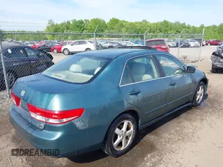 2003 Honda Accord EX z VIN 1HGCM56643A058591, wystawiony jako IAAI lot #42112794 z przebiegiem 209 932 mil mil oraz . Historia ofert i sprzedaży dostępna na DreamBid. Obrazek 4.