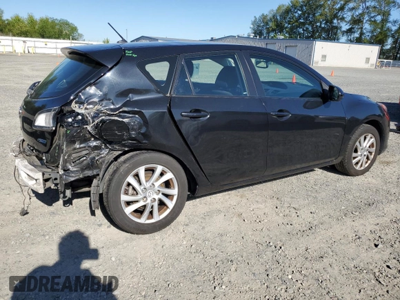2012 Mazda 3 i Touring with VIN JM1BL1L8XC1628217, listed as a Copart auction lot 58494425 with 62,727 mi miles and Salvage title. Bid and sale history available at DreamBid. Image 3.