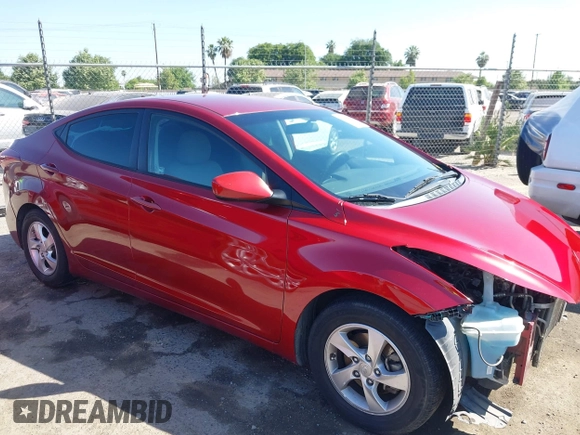 2015 Hyundai Elantra SE z VIN 5NPDH4AE0FH572449, wystawiony jako IAAI lot #42277782 z przebiegiem 128 619 mil mil oraz . Historia ofert i sprzedaży dostępna na DreamBid. Obrazek 14.