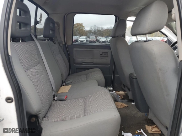 2007 Dodge Dakota ST with VIN 1D7HW28K87S163910, listed as a Copart auction lot 81343864 with 197,592 mi miles and Salvage Title. Bid and sale history available at carsss.com. Image 10.