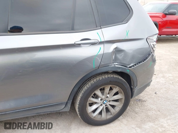2017 BMW X3 xDrive28i with VIN 5UXWX9C37H0W72650, listed as a IAAI auction lot 41577793 with 116,361 mi miles and . Bid and sale history available at DreamBid. Image 6.