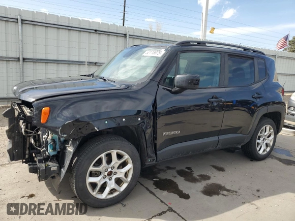 2017 Jeep Renegade Altitude with VIN ZACCJBBB2HPE73571, listed as a Copart auction lot 52118875 with 137,101 mi miles and Salvage title. Bid and sale history available at DreamBid. Image 1.