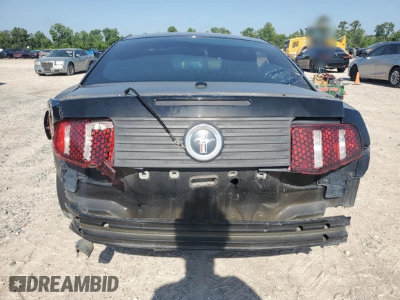 2012 Ford Mustang Premium with VIN 1ZVBP8AMXC5202904, listed as a Copart auction lot 56834625 with 164,160 mi miles and Salvage title. Bid and sale history available at DreamBid. Image 6.