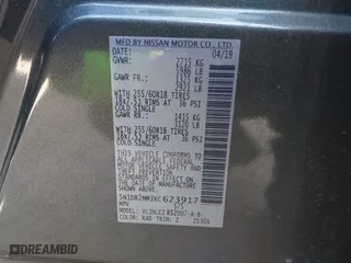 2019 Nissan Pathfinder S with VIN 5N1DR2MM3KC623917, listed as a IAAI auction lot 41661193 with 92,345 mi miles. Bid and sale history available at carsss.com. Image 9.