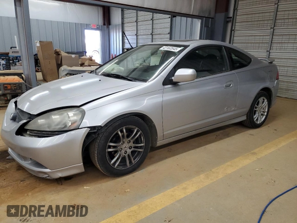 2005 Acura RSX with VIN JH4DC54815S006101, listed as a Copart auction lot 43163545 with 155,070 mi miles and Salvage title. Bid and sale history available at DreamBid. Image 1.