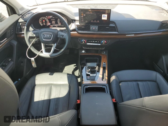 2022 Audi Q5 S line Premium Plus with VIN WA1EAAFY2N2124721, listed as a Copart auction lot 66202045 with 45,059 mi miles and Salvage title. Bid and sale history available at DreamBid. Image 8.