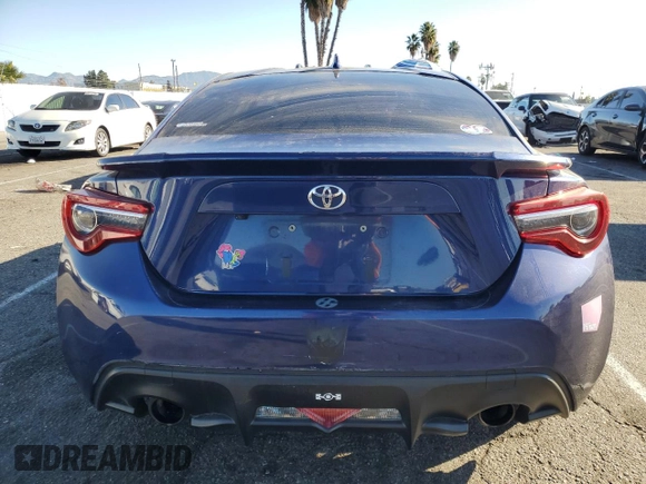2017 Toyota 86 with VIN JF1ZNAA15H8710374, listed as a Copart auction lot 85290674 with 103,145 mi miles and Salvage Title. Bid and sale history available at carsss.com. Image 6.