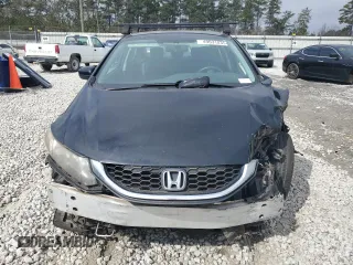 2015 Honda Civic LX with VIN 19XFB2F51FE037237, listed as a Copart auction lot 49031035 with Not Provided miles and Salvage Title. Bid and sale history available at carsss.com. Image 5.