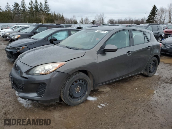 2012 Mazda 3 GX with VIN JM1BL1KF6C1541754, listed as a Copart auction lot 45669125 with 107,214 mi miles and Clean Title. Bid and sale history available at carsss.com. Image 1.