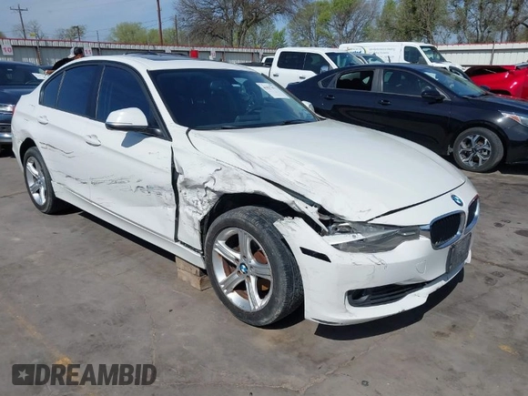 2014 BMW 3 Series 328i with VIN WBA3C1C52EK111076, listed as a IAAI auction lot 41817471 with 98,759 mi miles. Bid and sale history available at carsss.com. Image 1.