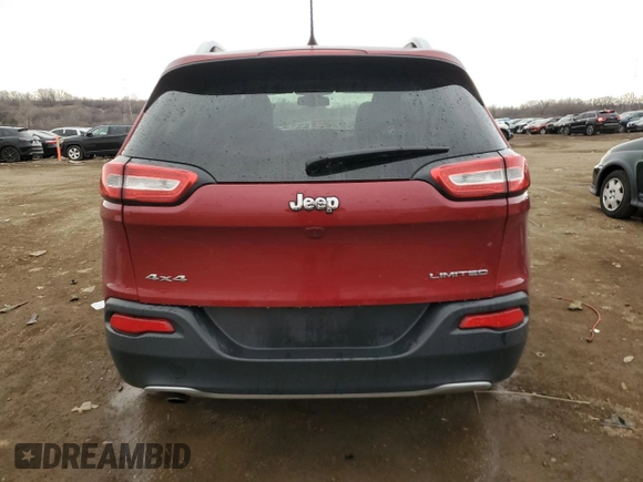 2016 Jeep Cherokee Limited with VIN 1C4PJMDB4GW308357, listed as a Copart auction lot 49717565 with 98,563 mi miles and Salvage Title. Bid and sale history available at carsss.com. Image 6.