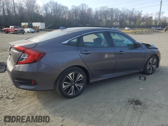 2017 Honda Civic Sedan EX-T with VIN 19XFC1F39HE029234, listed as a Copart auction lot 50640145 with 119,347 mi miles and Salvage Title. Bid and sale history available at carsss.com. Image 3.