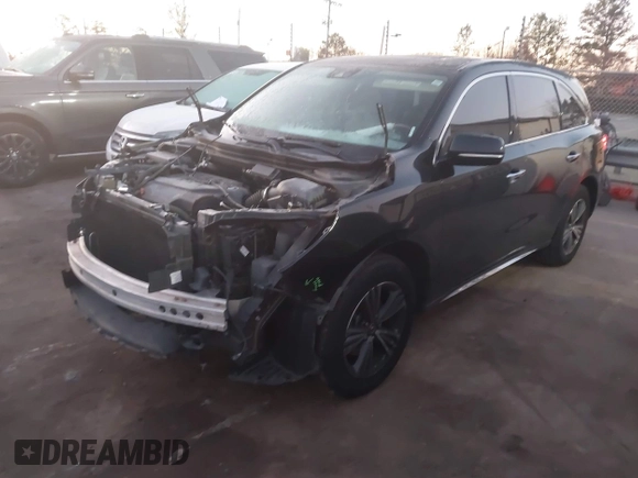 2017 Acura MDX with VIN 5J8YD4H37HL005849, listed as a IAAI auction lot 41261329 with 100,124 mi miles. Bid and sale history available at carsss.com. Image 19.