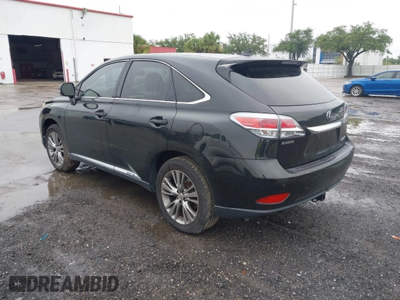 2013 Lexus RX 450h with VIN JTJZB1BA3D2006802, listed as a IAAI auction lot 42720067 with 117,291 mi miles and . Bid and sale history available at DreamBid. Image 3.