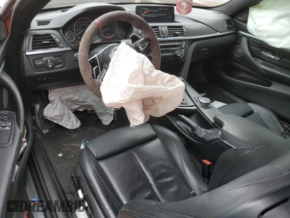 2016 BMW 4 Series 435i with VIN WBA3R1C54GK529351, listed as a Copart auction lot 53842235 with 94,757 mi miles and Salvage title. Bid and sale history available at DreamBid. Image 8.