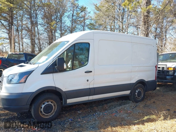 2017 Ford Transit with VIN 1FTBW9CG1HKB18868, listed as a IAAI auction lot 41616600 with 59,831 mi miles. Bid and sale history available at carsss.com. Image 13.