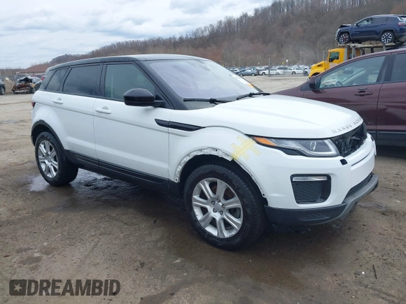 2018 Land Rover Range Rover Evoque SE with VIN SALVP2RX3JH321006, listed as a IAAI auction lot 41810994 with 53,642 mi miles and . Bid and sale history available at DreamBid. Image 1.