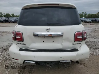 2017 Nissan Armada Platinum z VIN JN8AY2ND4H9003743, wystawiony jako Copart lot #51065965 z przebiegiem 93 801 mil mil oraz Szkoda całkowita • Salvage title. Historia ofert i sprzedaży dostępna na DreamBid. Obrazek 6.