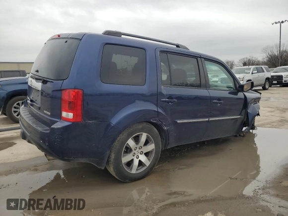 2013 Honda Pilot Touring with VIN 5FNYF3H94DB028123, listed as a Copart auction lot 45670505 with 2,142,143 mi miles and Salvage Title. Bid and sale history available at DreamBid. Image 3.