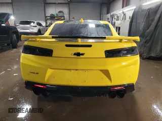 2018 Chevrolet Camaro ZL1 with VIN 1G1FK1R64J0109606, listed as a Copart auction lot 46331765 with 29,209 mi miles and Salvage Title. Bid and sale history available at DreamBid. Image 6.