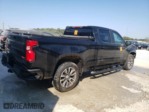 2021 Chevrolet Silverado 1500 RST with VIN 3GCUYEEDXMG453708, listed as a Copart auction lot 70710004 with Not Provided miles and Salvage Title. Bid and sale history available at carsss.com. Image 3.