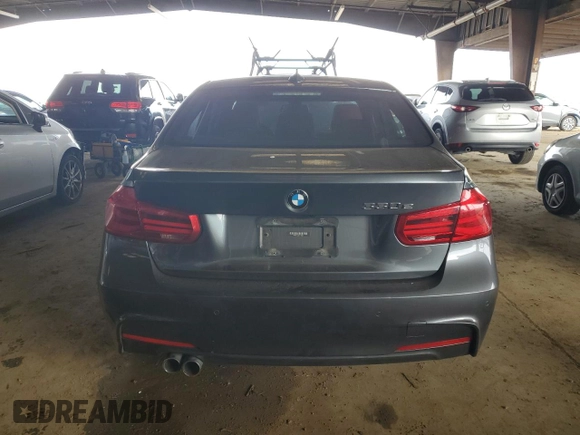 2017 BMW 3 Series 330e iPerformance with VIN WBA8E1C3XHA158851, listed as a Copart auction lot 85889824 with 135,625 mi miles and Salvage Title. Bid and sale history available at carsss.com. Image 6.