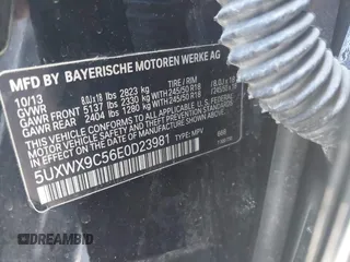 2014 BMW X3 xDrive28i z VIN 5UXWX9C56E0D23981, wystawiony jako IAAI lot #42444604 z przebiegiem 114 040 mil mil oraz . Historia ofert i sprzedaży dostępna na DreamBid. Obrazek 9.
