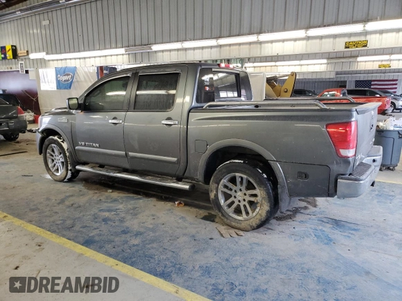 2015 Nissan Titan SL с VIN 1N6BA0EC9FN508811, выставлен на аукционе Copart как лот 45810395 с пробегом 117 333 миль миль и Списание • Salvage title. История ставок и продаж доступна на DreamBid. Изображение 2.