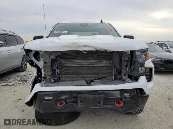 2024 Chevrolet Silverado 1500 Custom Trail Boss with VIN 3GCUDCED6RG353449, listed as a Copart auction lot 86390294 with 12,540 mi miles and Salvage Title. Bid and sale history available at carsss.com. Image 5.