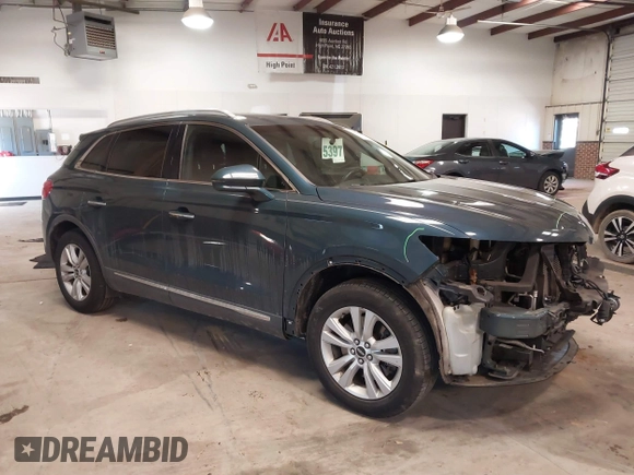 2016 Lincoln MKX Premiere with VIN 2LMTJ6JR3GBL51522, listed as a IAAI auction lot 41625838 with 161,271 mi miles. Bid and sale history available at carsss.com. Image 1.