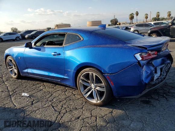 2018 Chevrolet Camaro 2LT with VIN 1G1FD1RX8J0108400, listed as a Copart auction lot 81160354 with 55,404 mi miles and Salvage Title. Bid and sale history available at carsss.com. Image 2.