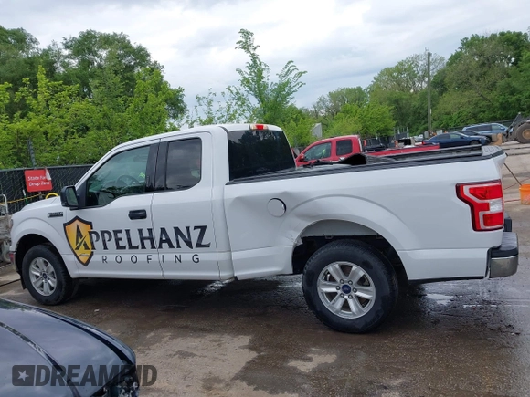 2018 Ford F-150 XL with VIN 1FTEX1CP8JKE25780, listed as a IAAI auction lot 42173737 with 114,454 mi miles and . Bid and sale history available at DreamBid. Image 14.