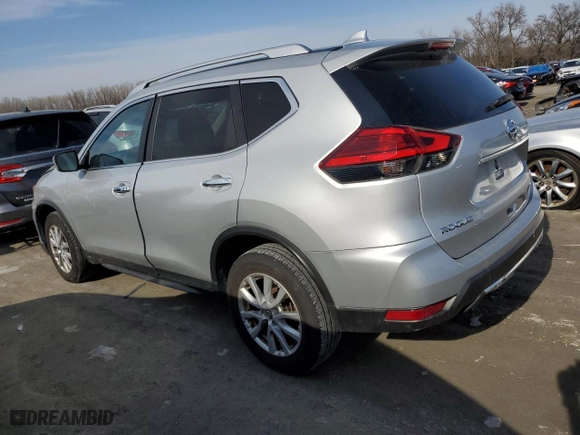 2017 Nissan Rogue SV with VIN KNMAT2MV3HP531502, listed as a Copart auction lot 44013624 with 109,227 mi miles and Salvage Title. Bid and sale history available at carsss.com. Image 2.