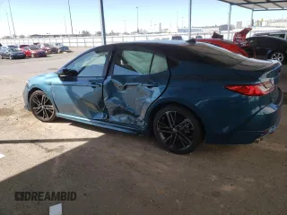 2025 Toyota Camry LE with VIN 4T1DAACK6SU047431, listed as a Copart auction lot 48155575 with 9,008 mi miles and Salvage Title. Bid and sale history available at DreamBid. Image 2.