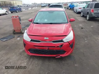 2021 Kia Rio LX with VIN 3KPA24AD2ME370063, listed as a IAAI auction lot 41696461 with 63,628 mi miles. Bid and sale history available at carsss.com. Image 12.