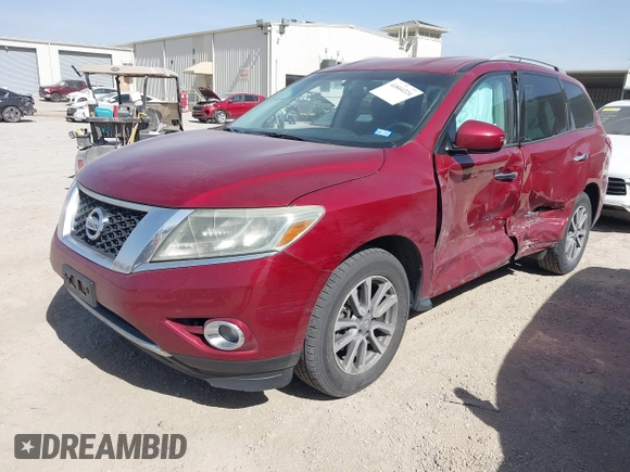 2016 Nissan Pathfinder SV with VIN 5N1AR2MN7GC613345, listed as a IAAI auction lot 41844224 with 116,782 mi miles. Bid and sale history available at carsss.com. Image 18.