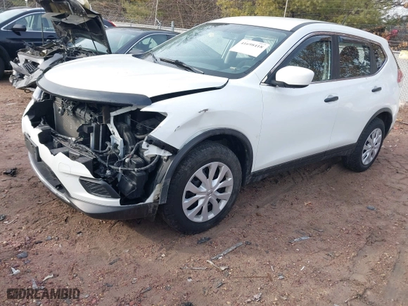 2016 Nissan Rogue S with VIN KNMAT2MV1GP669392, listed as a IAAI auction lot 41698418 with 165,288 mi miles. Bid and sale history available at carsss.com. Image 20.