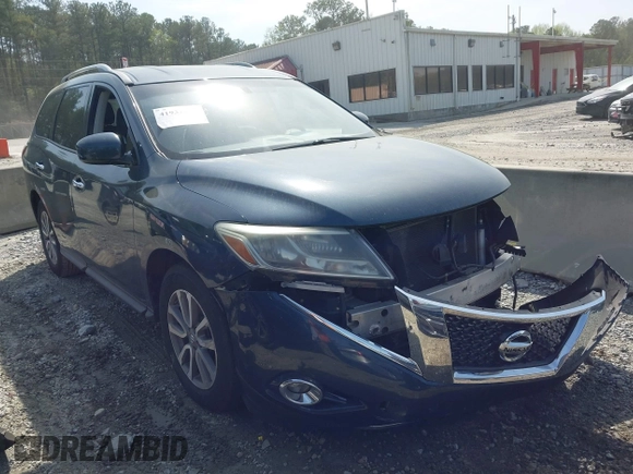 2015 Nissan Pathfinder Platinum with VIN 5N1AR2MN9FC649696, listed as a IAAI auction lot 41931888 with 181,013 mi miles and . Bid and sale history available at DreamBid. Image 1.
