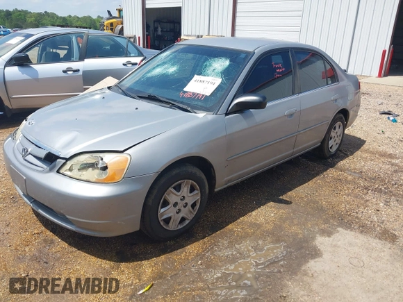 2003 Honda Civic LX with VIN 1HGES16563L003837, listed as a IAAI auction lot 41887191 with Not Provided miles and . Bid and sale history available at DreamBid. Image 2.