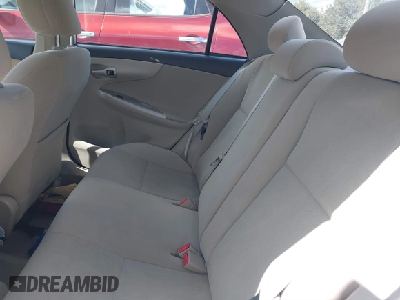 2011 Toyota Corolla L with VIN 2T1BU4EE6BC640408, listed as a IAAI auction lot 40565528 with 134,656 mi miles. Bid and sale history available at carsss.com. Image 8.