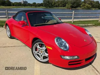 2006 Porsche 911 Carrera S with VIN WP0CB29996S768707, listed as a Copart auction lot 88571295 with 43,202 mi miles and Salvage Title. Bid and sale history available at carsss.com. Image 1.