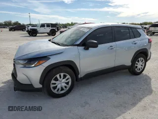 2023 Toyota Corolla Cross L with VIN 7MUAAAAG2PV049796, listed as a Copart auction lot 46881215 with 16,695 mi miles and Salvage title. Bid and sale history available at DreamBid. Image 1.